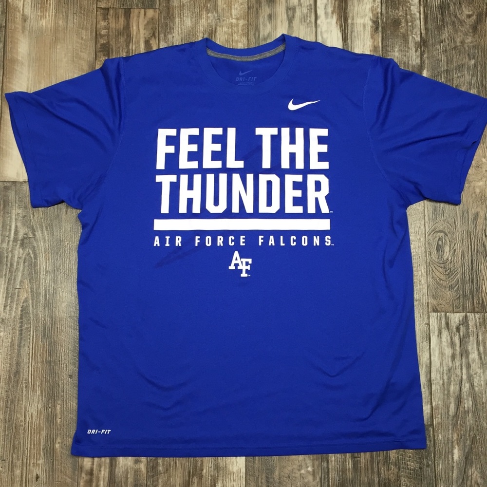 NWOT Nike Air Force falcons basketball T-shirt